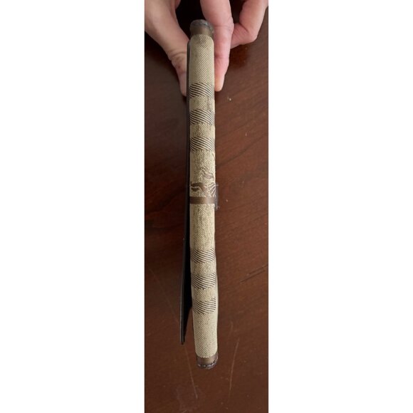 Burberry Beige/Brown Haymarket Check Fabric & Leather Slim Continental Wallet - Picture 12 of 15